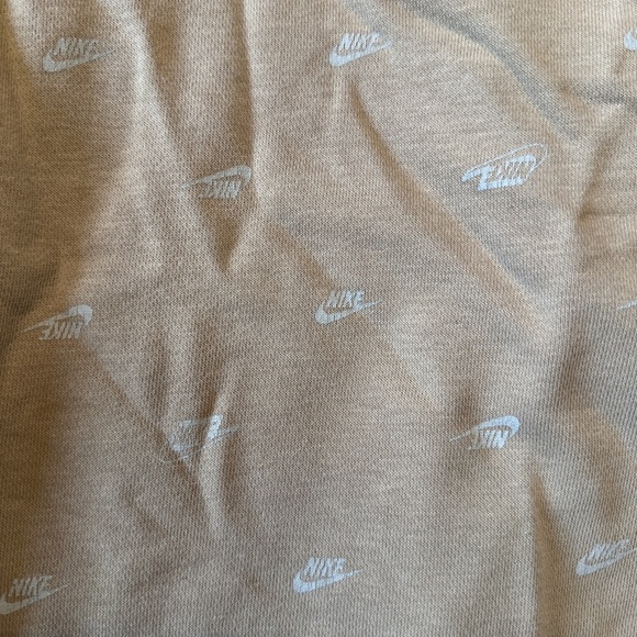 Nike Tan Knit Sweater Cozy Hoodie - Picture 2 of 5